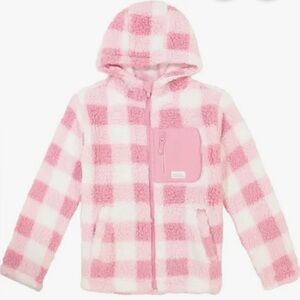 Roxy Pink and White Fleece Jacket